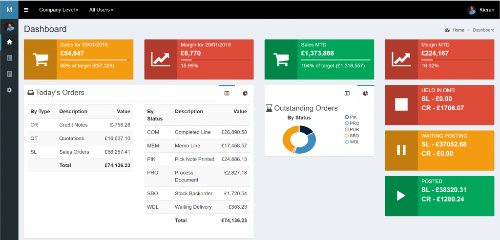 Kerridge System Interface Get on board with KKCS ... it's plain sailing! - Kieran Kelly ...
