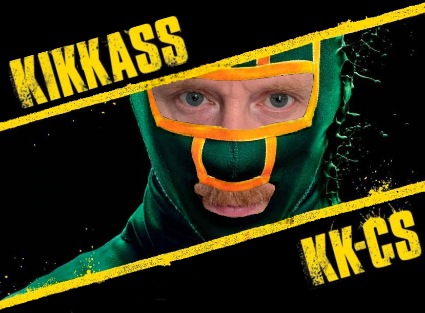Kieran Kelly, Kerridge systems specialist consultant, in a wrestling mask ready to Kick Ass your Making Tax Digital (MTD) VAT return
