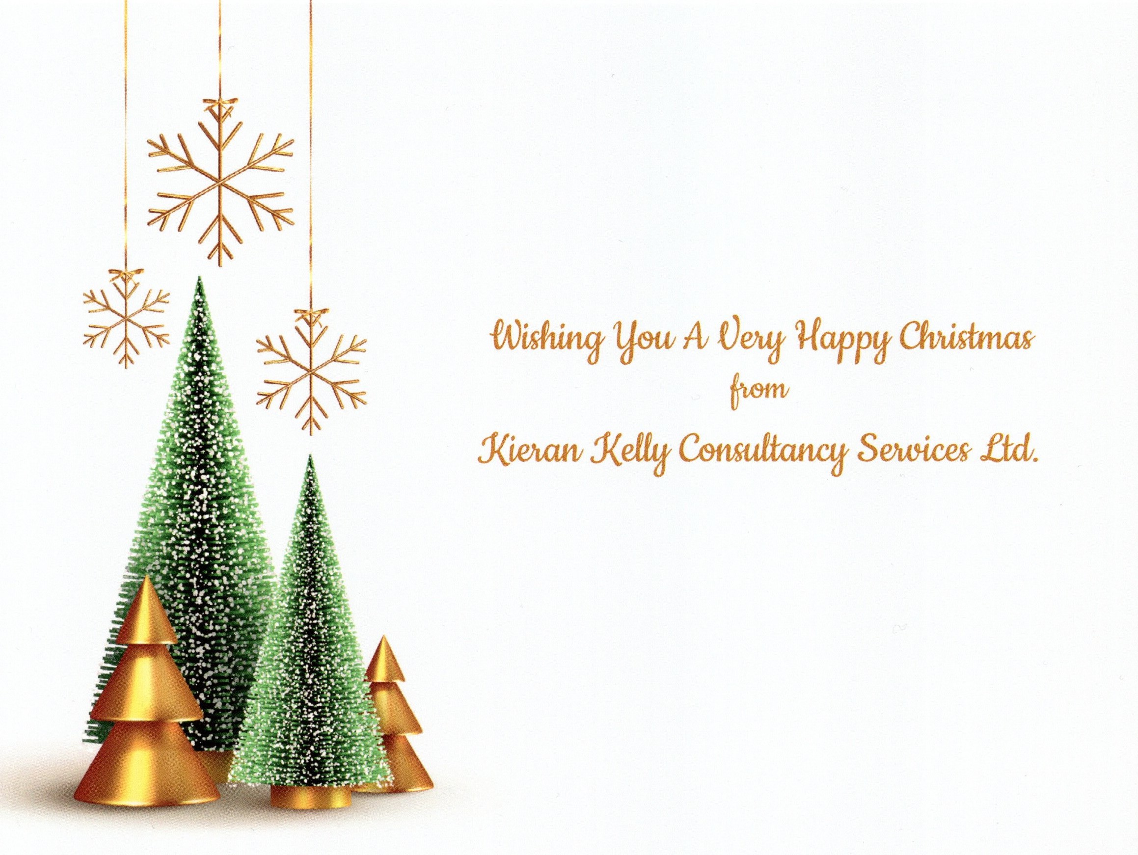 Wishing youa very happy Christmas from Kieran Kelly Consultancy Services Ltd.